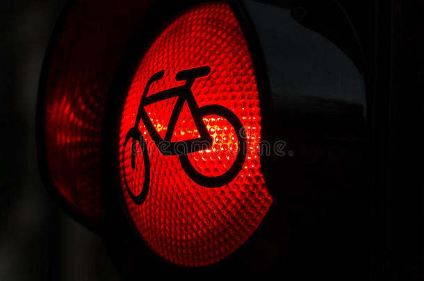 自行车红灯
