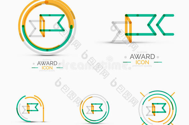 奖品图标集，logo系列