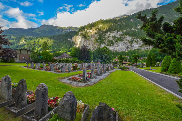 瑞士劳特布伦南山谷墓地
