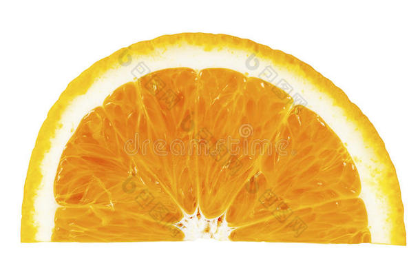 多汁橙子片