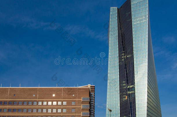 位于法兰克福的欧洲中央银行新总部，