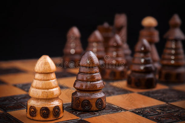国际象棋，一对一的观念