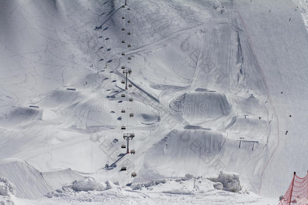 山地滑雪场雪场