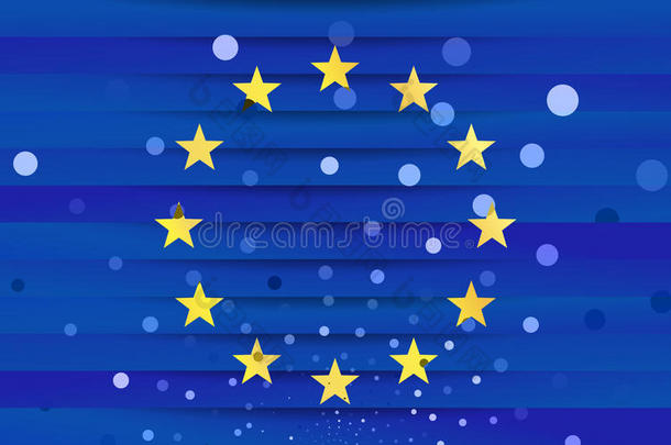欧洲联盟的节日旗帜