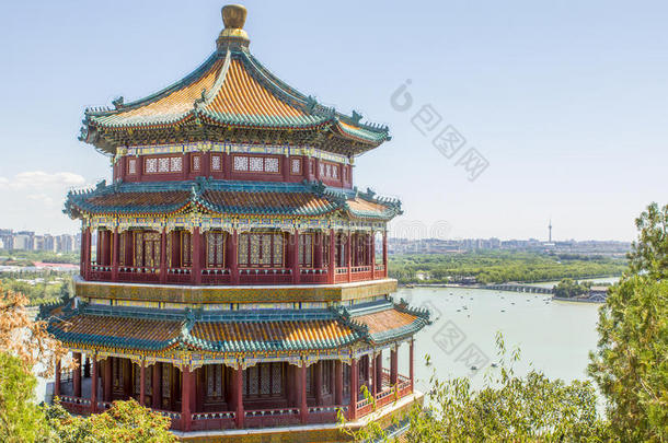中国北京颐和园塔