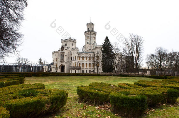 赫鲁博卡城堡。捷克共和国