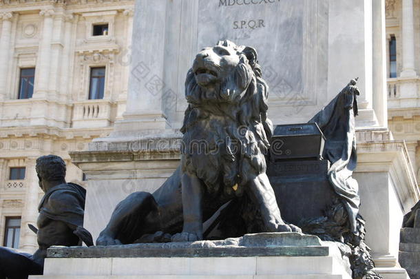 意大利罗马卡武尔广场卡米洛·本索·迪卡沃尔纪念碑