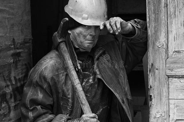乌克兰煤矿工人