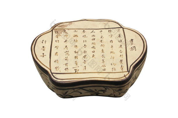 古代的古董艺术字符瓷器