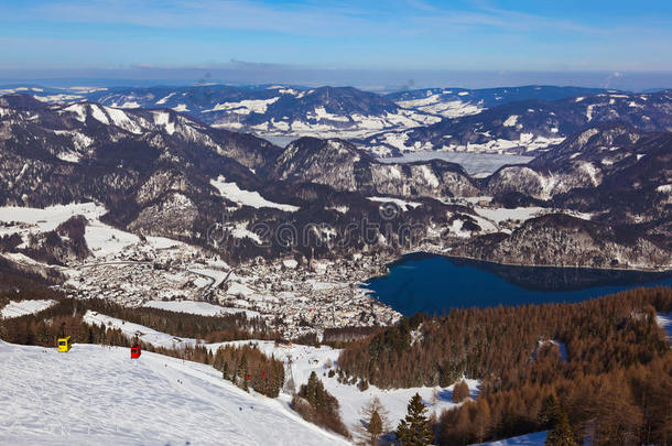 奥地利圣吉尔根山地滑雪场