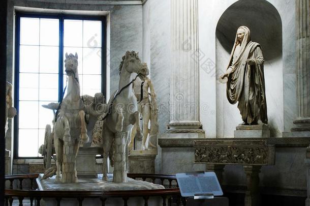 梵蒂冈博物馆的马<strong>雕塑</strong>