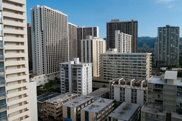 夏威夷檀香山的高层建筑