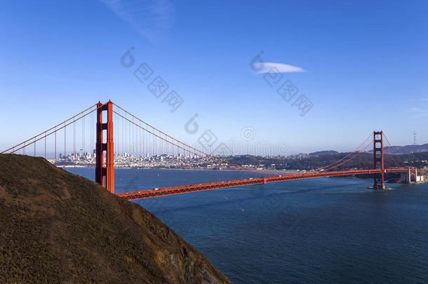美国加利福尼亚州<strong>旧金山金门大桥</strong>