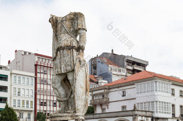 西班牙加利西亚费罗尔加利西亚雕像