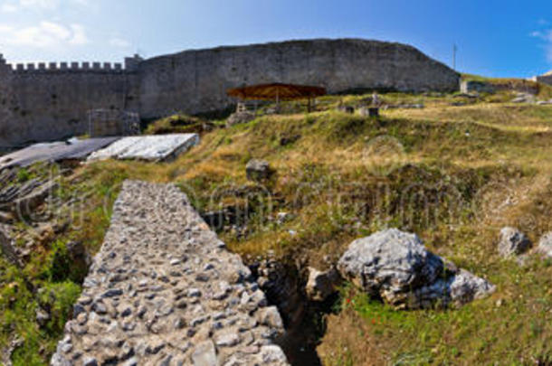 马其顿奥赫里德古堡遗址