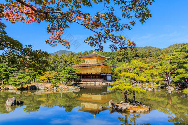 京阁寺-日本京都。