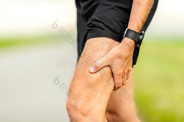 疼痛的伤害，跑步者的肌肉疼痛