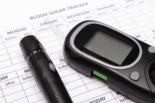 糖尿病人空腹血糖仪和针刀装置