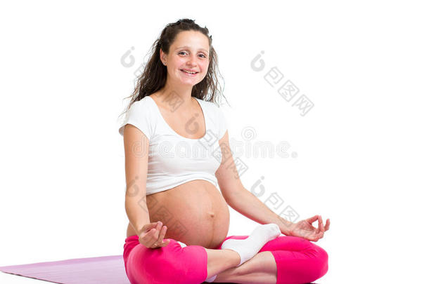 孕妇瑜伽放松冥想