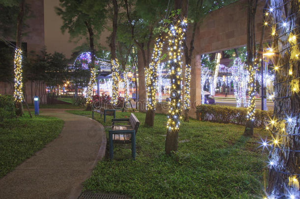 台北夜景城市it去圣诞节了。