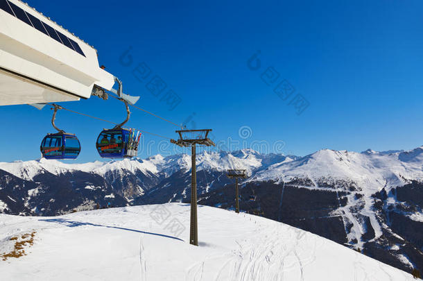 奥地利巴德加斯坦山地滑雪场