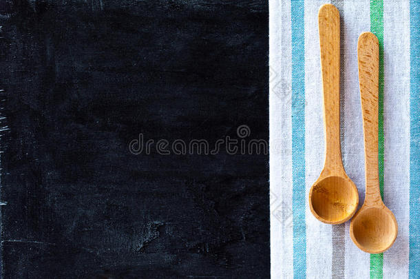 木勺和桌布
