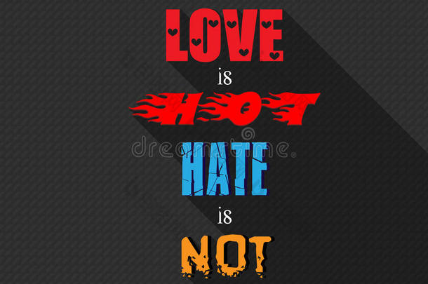 爱是热的恨不是
