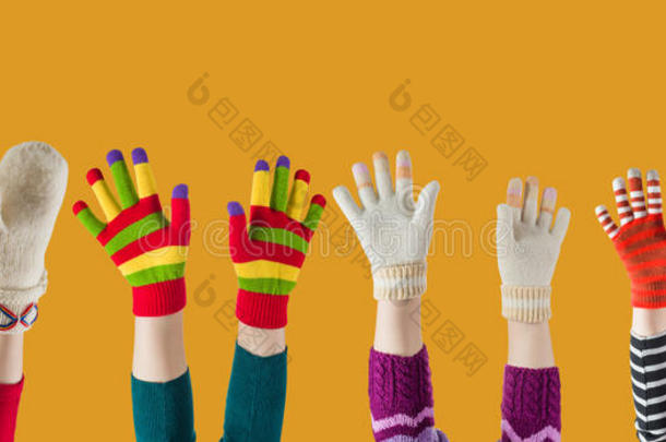 冬季手套和手套