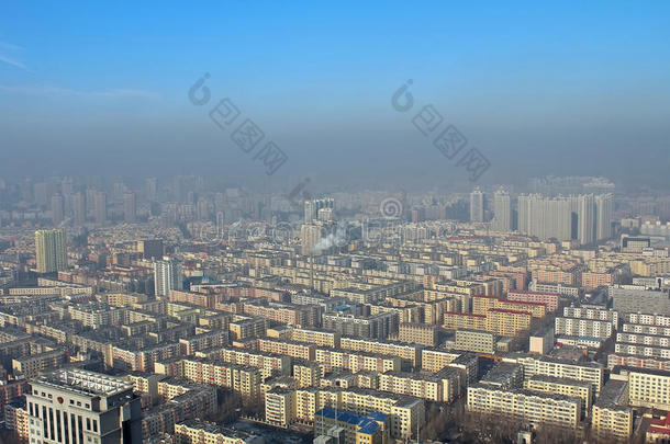 中国雾霾中的哈尔滨