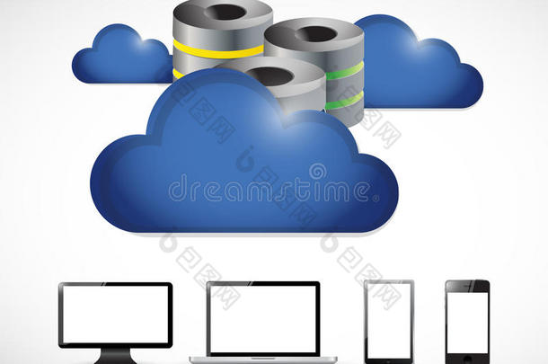 电子云存储概念图