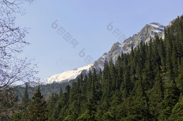 九寨沟雪山