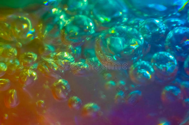 抽象彩色泡泡