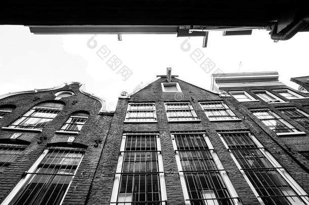 阿姆斯特丹旧城房屋<strong>立面图</strong>