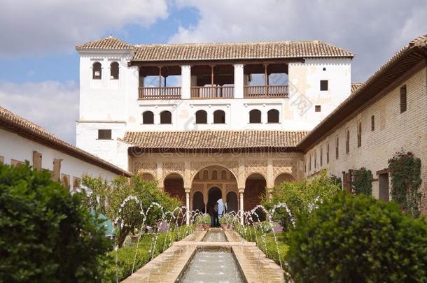 摩尔宫殿，阿尔罕布拉，格拉纳达，西班牙