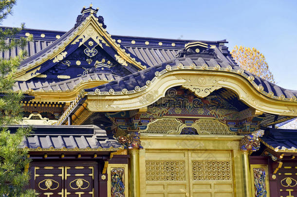 日本东京上野公园的东宫神社