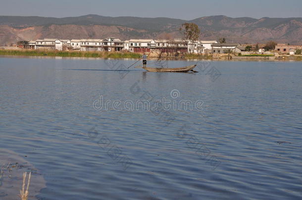 和蓝色船瓷器<strong>洱海</strong>