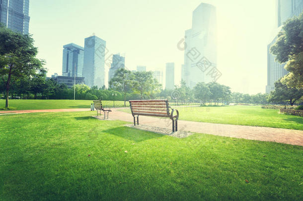 上海公园长椅