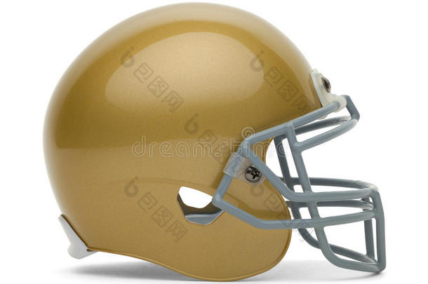 金色足球头盔