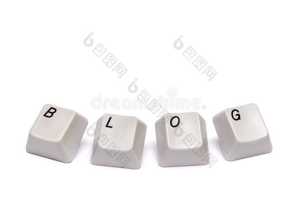 信件收集自电脑键盘按钮博客隔离