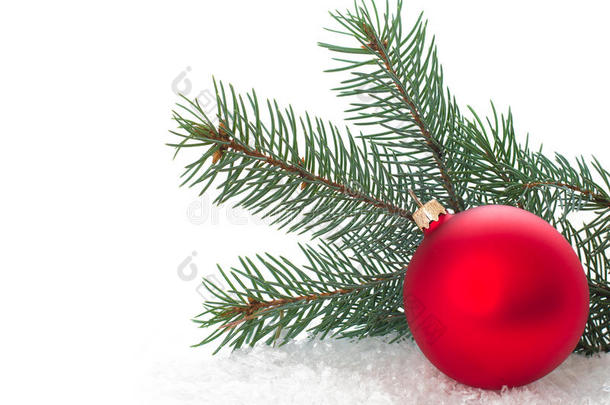 圣诞树和小装饰品