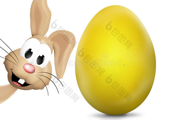 复活节兔子复活节彩蛋节日元素