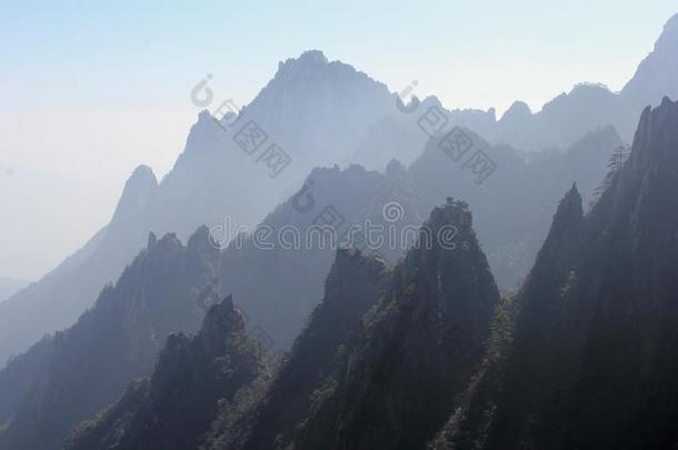 中国黄山黄山神秘神奇的景观