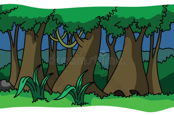 森林与自然插图