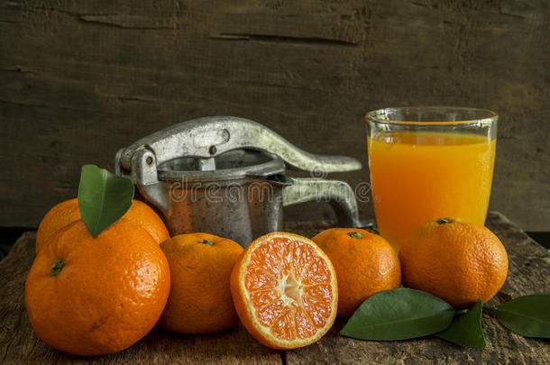 静物橘子榨汁机