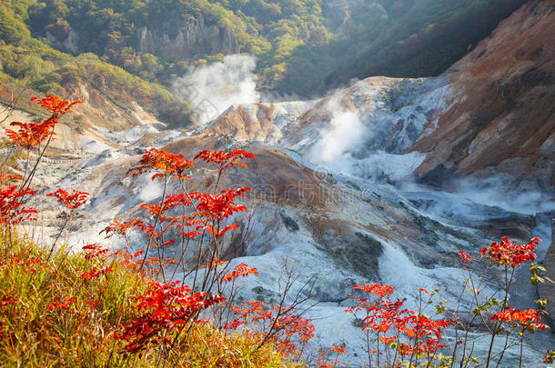 北海道，日本北海道，吉冈谷地狱谷