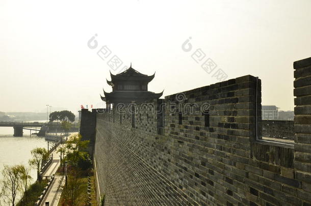 苏州古城墙之门。