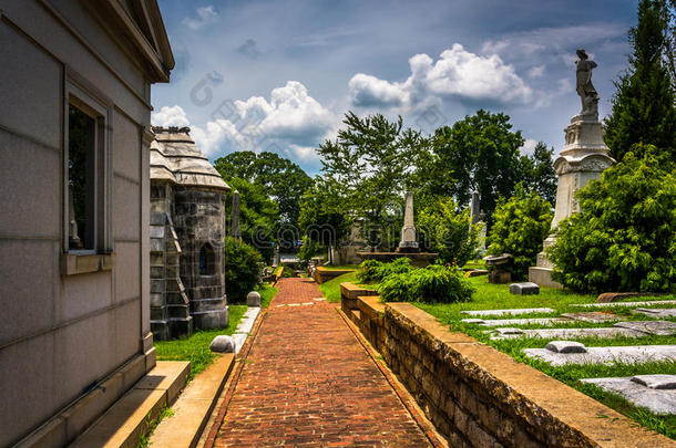 乔治亚州亚特兰<strong>大奥</strong>克兰公墓<strong>的</strong>坟墓和陵墓。