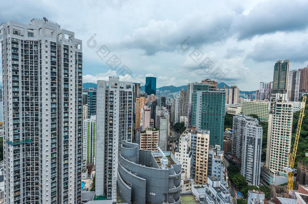 香港铜锣湾城市景观
