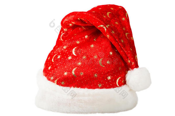白色毛皮<strong>圣诞红</strong>帽子