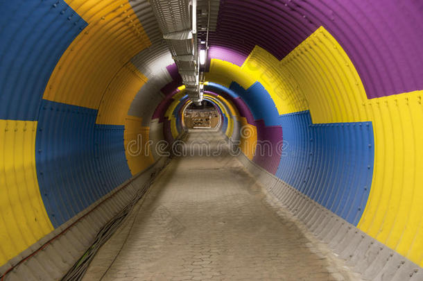 彩色通道隧道，彩色隧道2